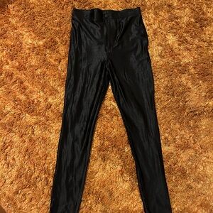 American Apparel Black Disco Hot Pants